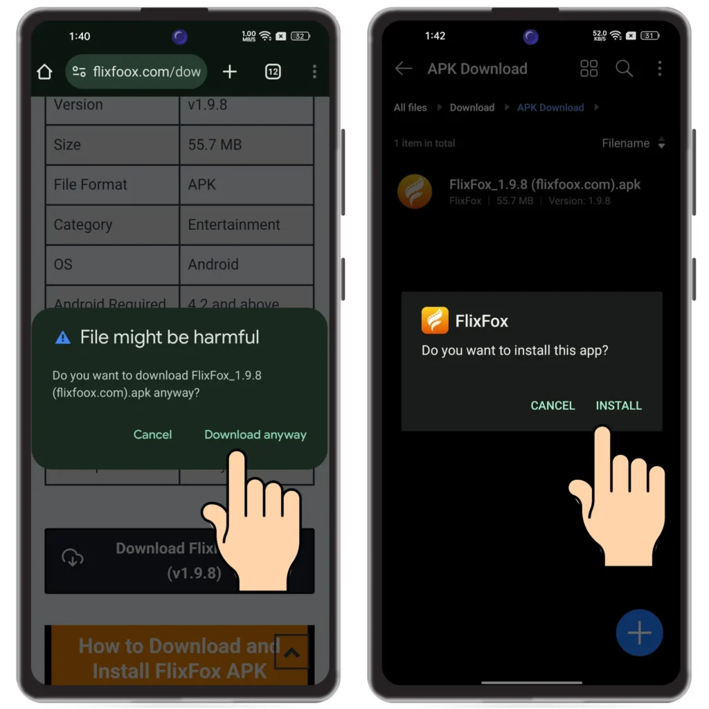 Download and Install FlixFox APK 1