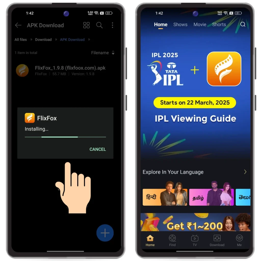 Download and Install FlixFox APK 2